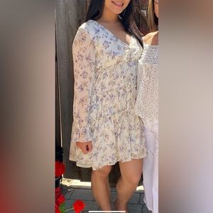 Pretty floral STORIA dress, size small, worn once!